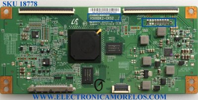 T-CON / NOTA: T-CON CUENTA CON SEIS RESISTENCIAS CON EL NUMERO 1621 / VIZIO V500DK2-CKS2 / E88441 / PANEL TPT500DK-QS1 REV:SC1E / MOD. P502UI-B1E / P502UI-B1E LTY6RKBQ / M50-C1 LTC6SRAR / M50-C1 LTM6SRAR / 50H7GB1 / 50H7GB / PLDED5035A-UHD / RLDED5098-UHD